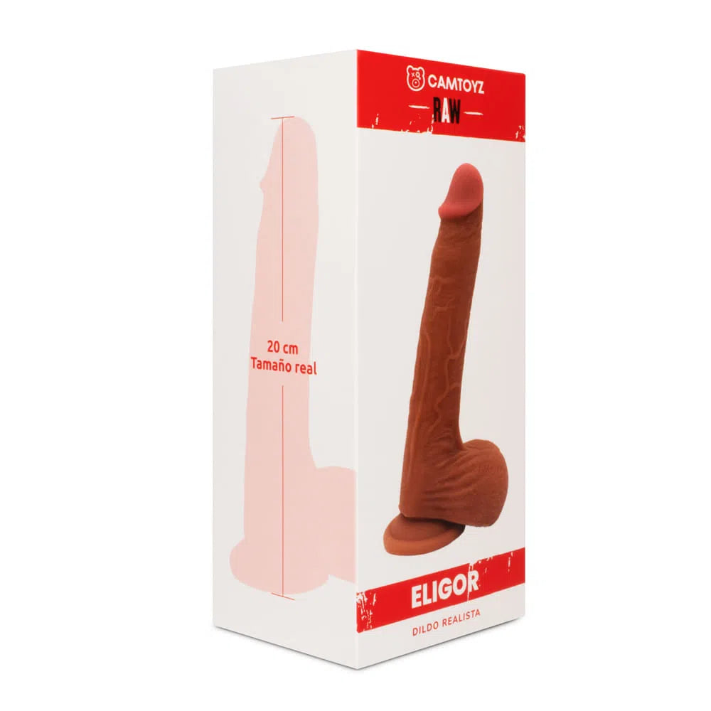 Dildo Realista Eligor 21,5 cm Piel CamToyz