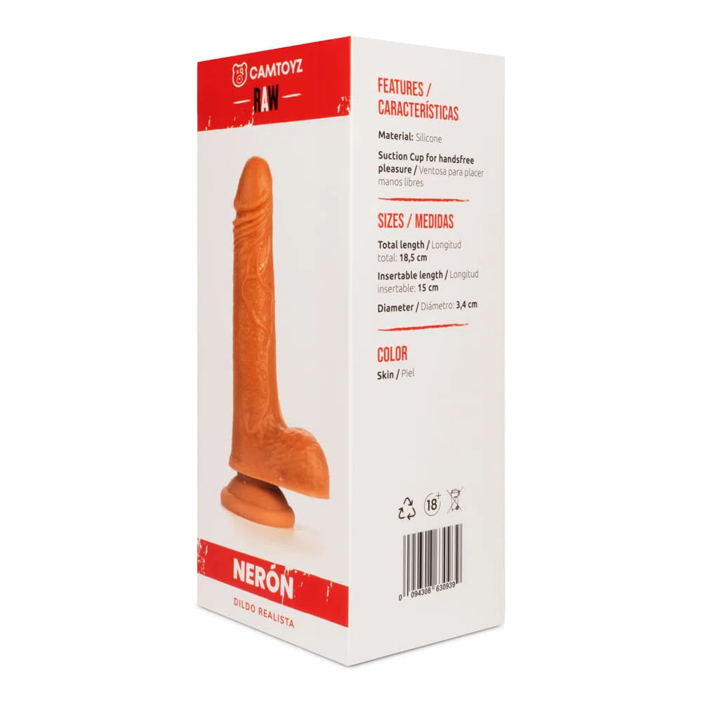 Dildo Realista Nerón 18,2 cm Piel CamToyz