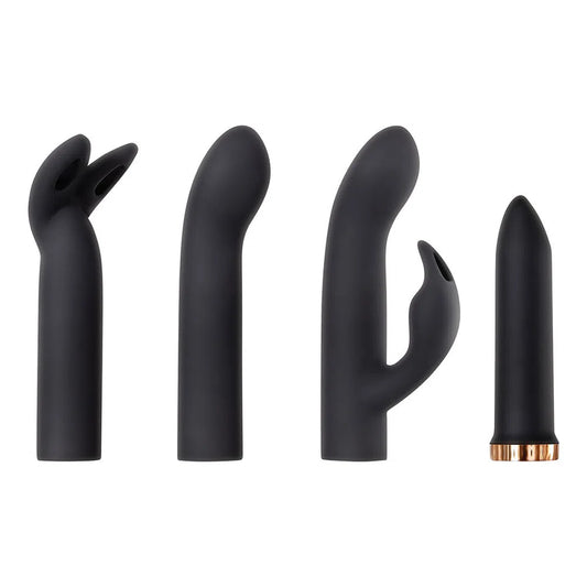 Vibrador Cuatro Juegos Negro Evolved