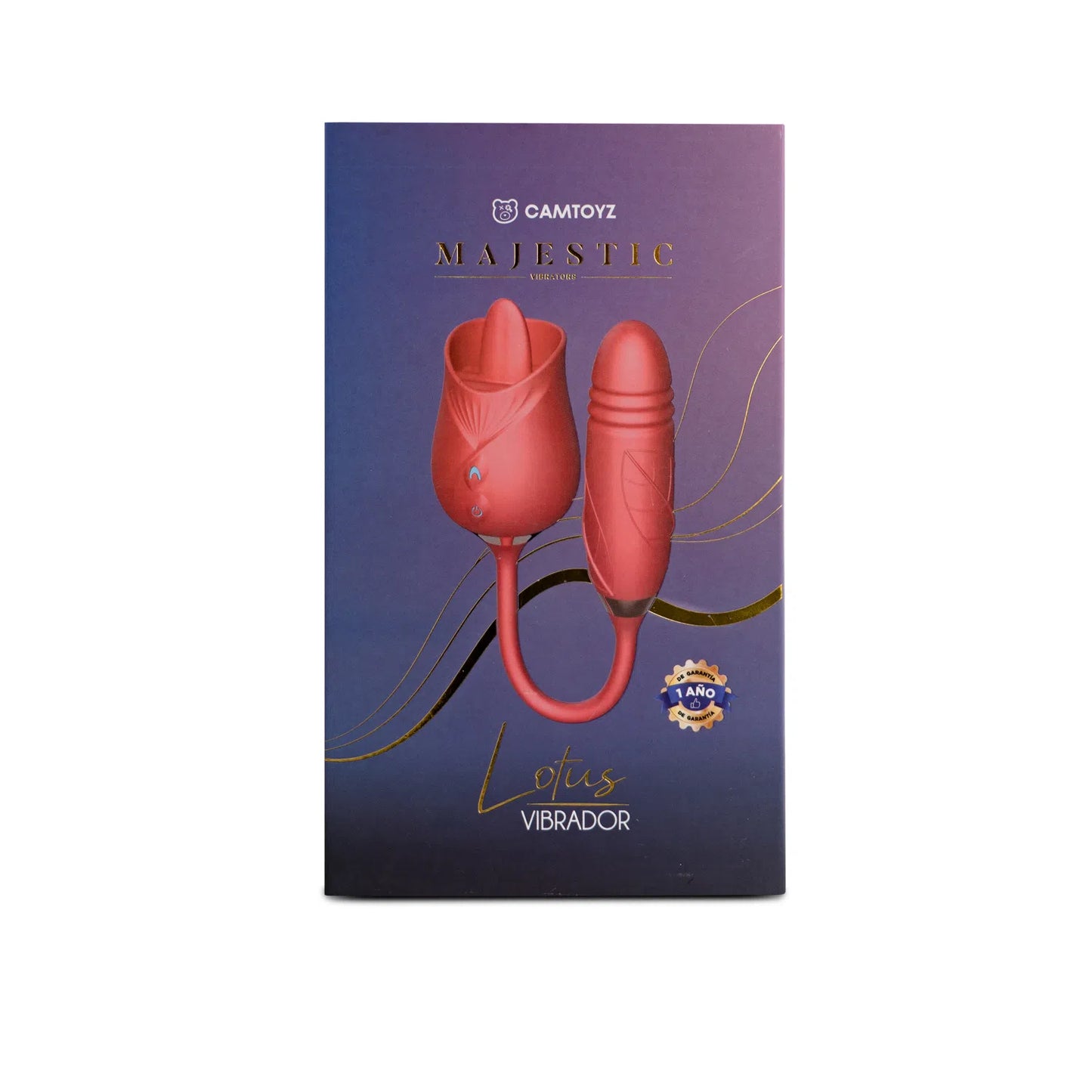 Vibrador con Bala Lotus Rojo CamToyz